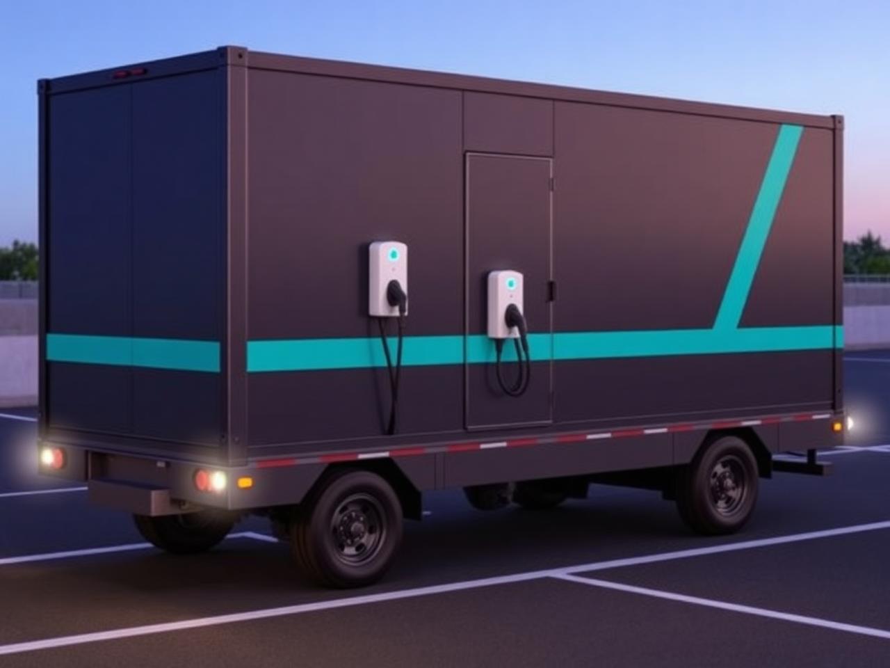 Mobile BESS and EV charging container