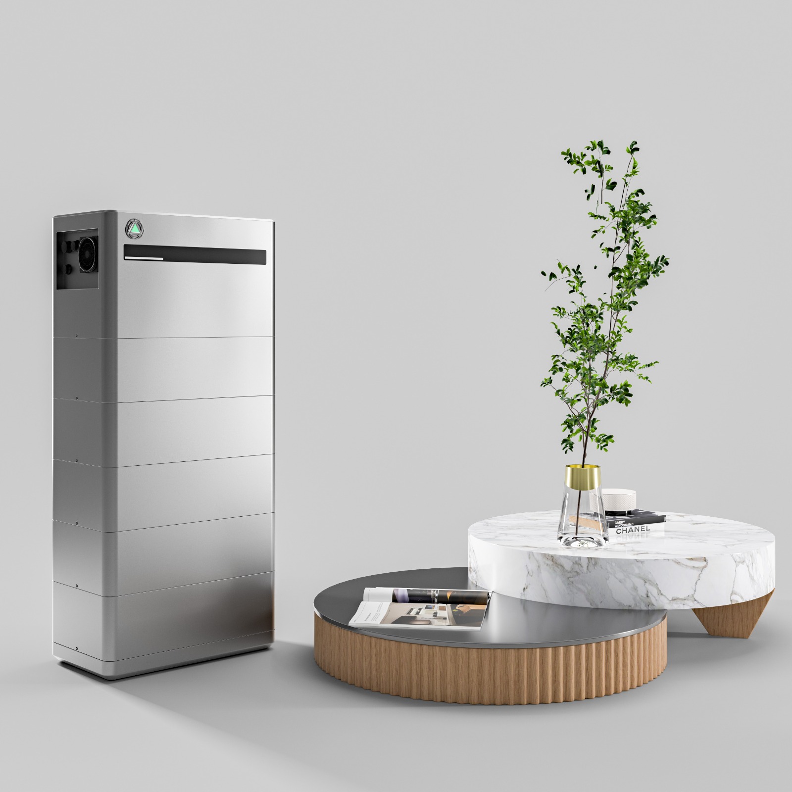 PR-S4 Compact residential battery — front view